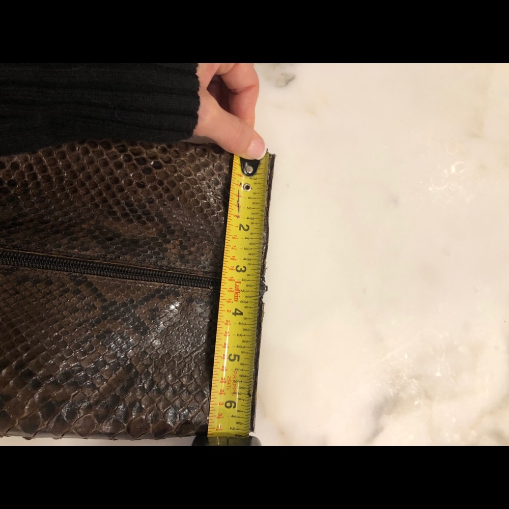 Gorgeous Anne Klein Brown Authentic Python Boots - image 7